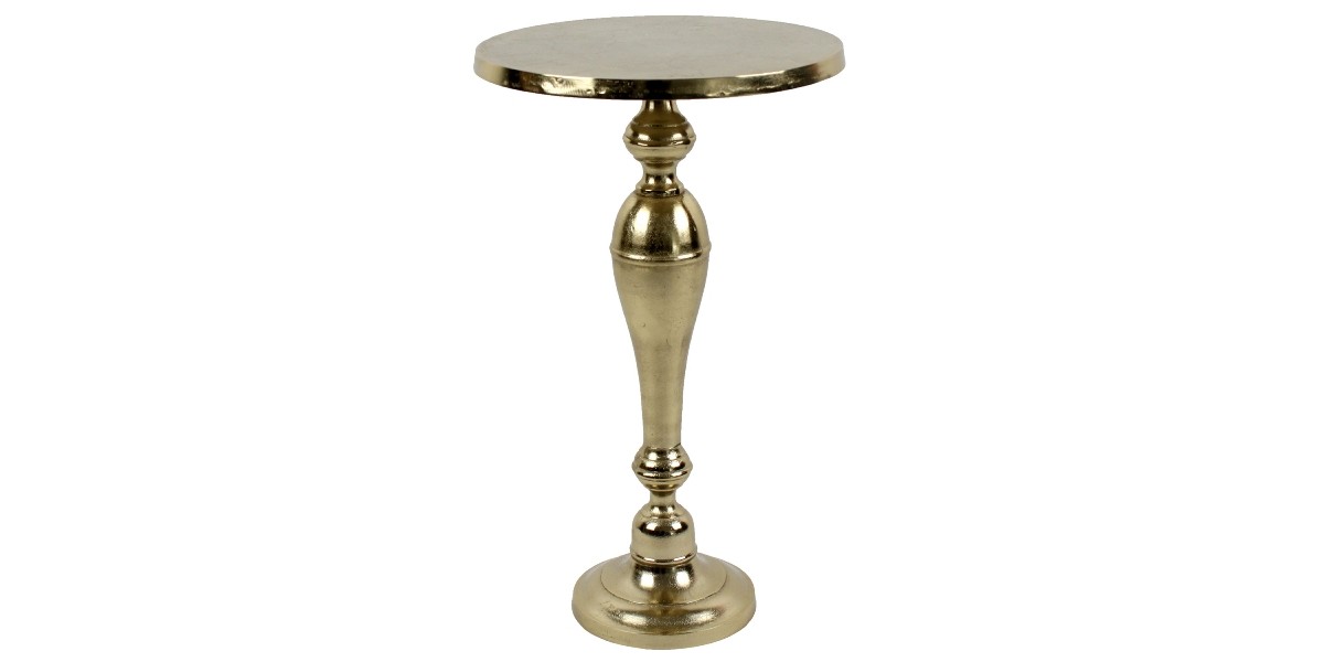 Odkládací stolek Antik zlatý